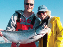 Fishing off Vancouver Island