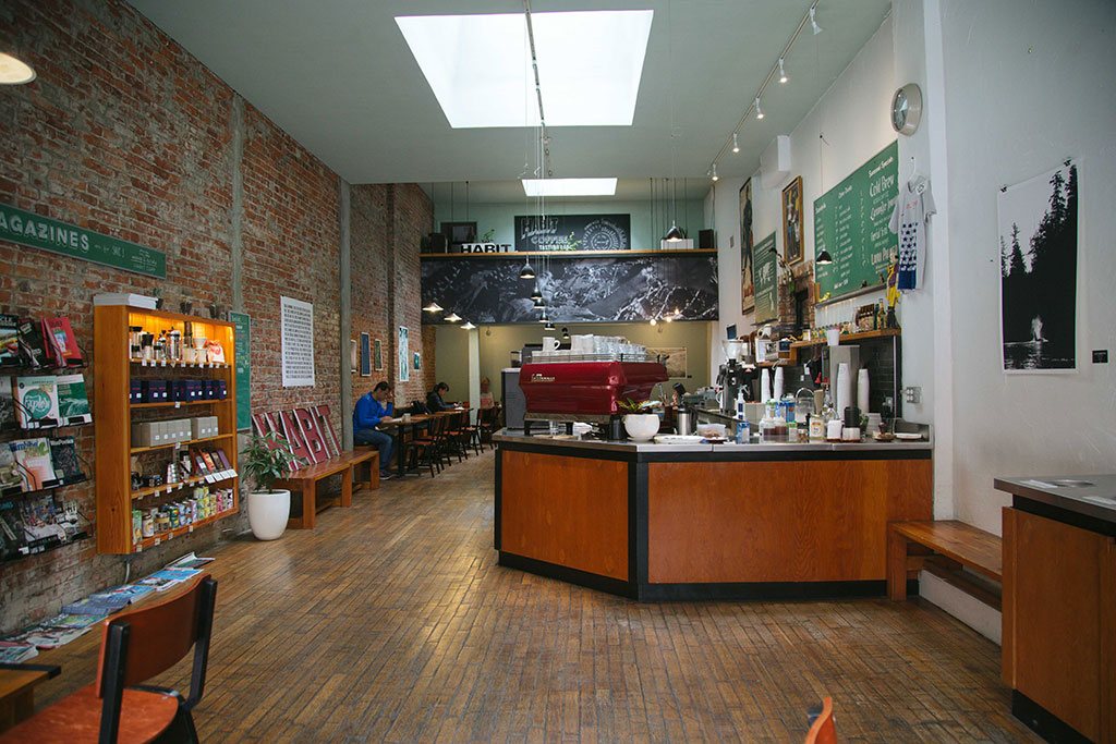 Warm up with a cup of joe at Habit Coffee. Photo: Nick Bentley