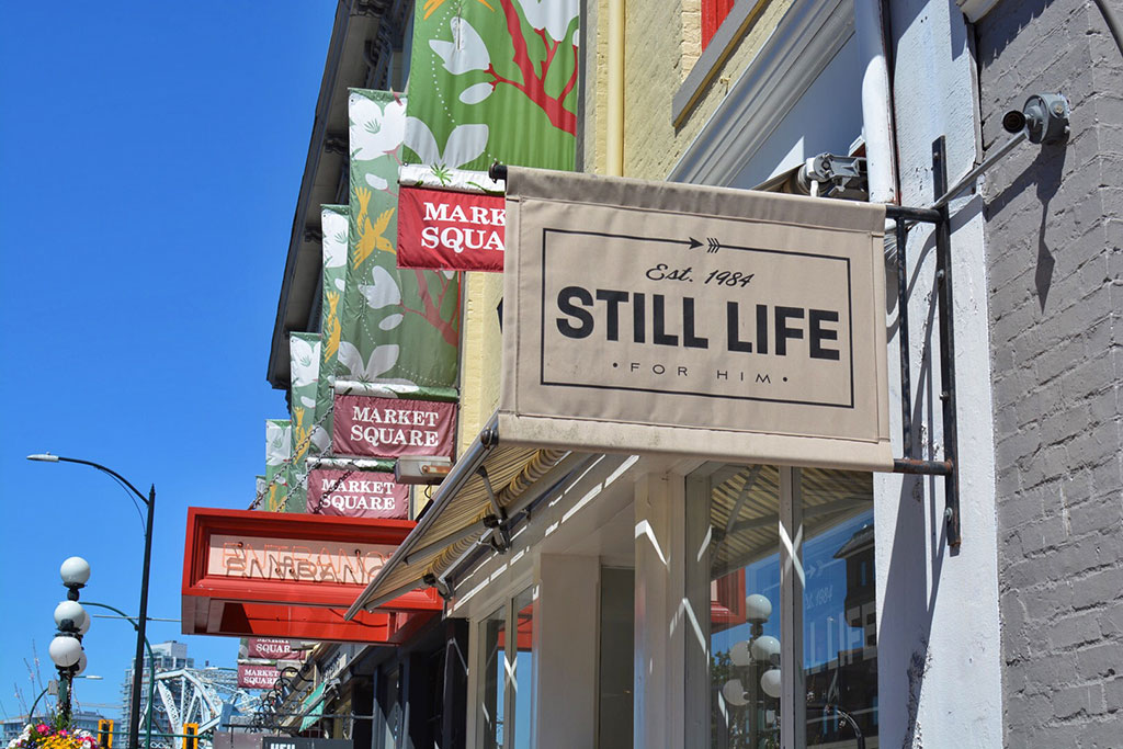 Above: Explore Johnston Street shops. Credit: Scott Meis. Below, Tonic in Market Square. Credit Scott Meis; Fan Tan Alley. Credit: Scott Meis; Hold General Store. Credit: Nick Bentley.