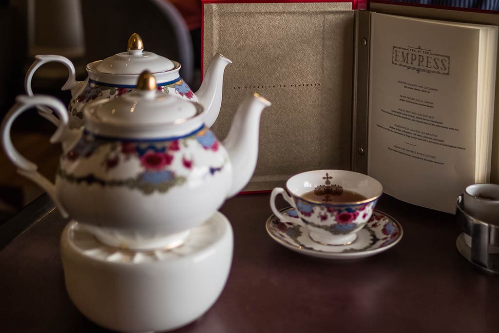 Sip on a selection of exquisite tea at the Fairmont Empress. Credit: Kusum Basavaraju