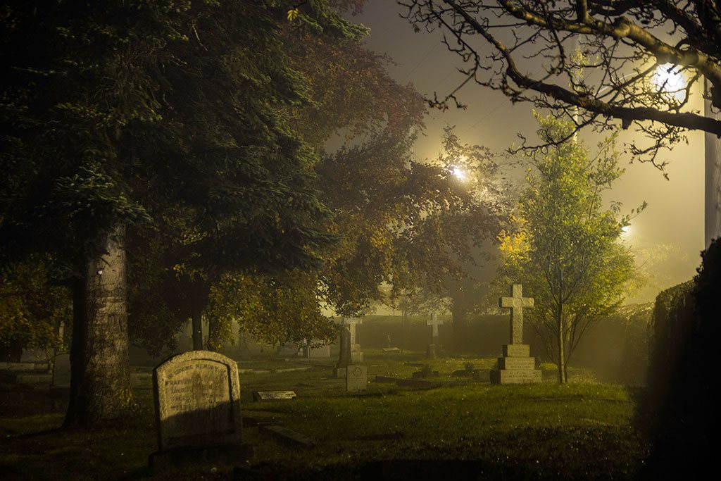 The oldest surviving formal landscape in BC, the Ross Bay Cemetery is home to several resident ghosts. Photo: Tourism Victoria