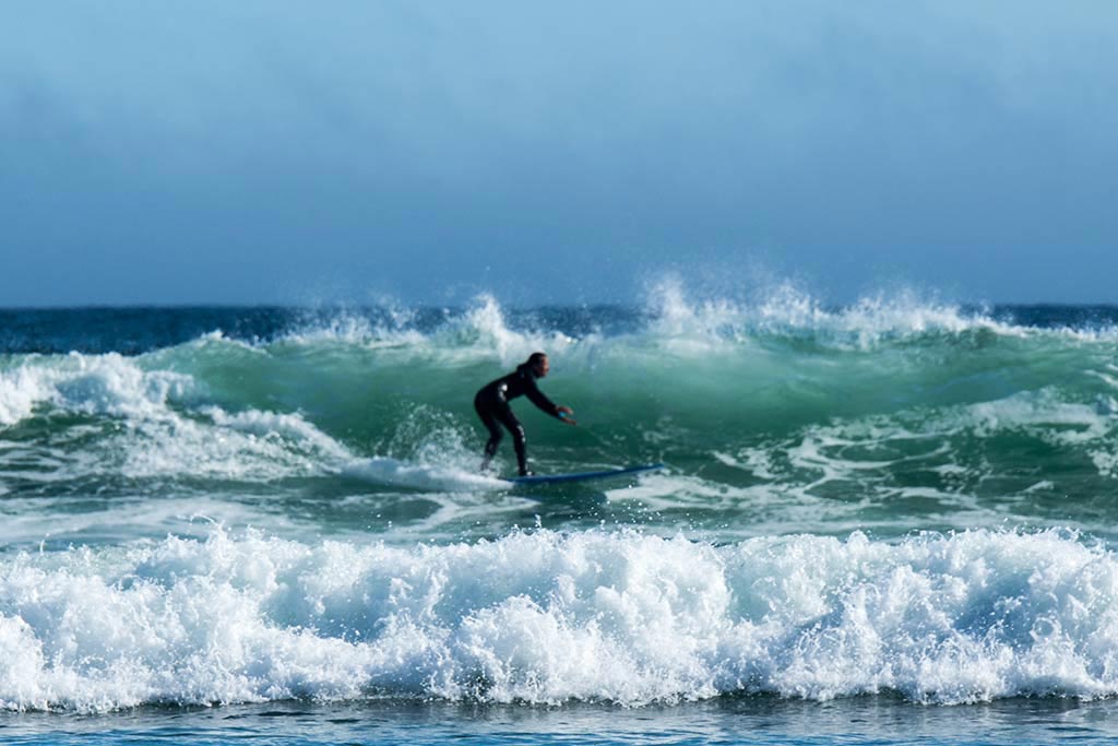 Tofino's wild waves make for one of the best surfing locales on the West Coast. Credit: Michael Swan