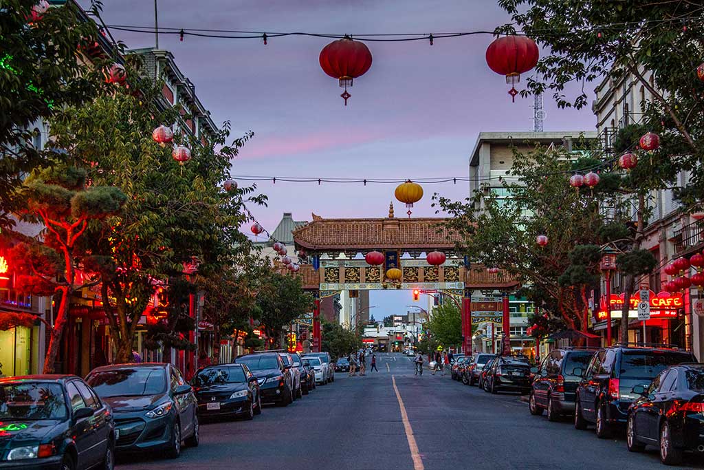 Explore everything from the Gate of Harmonious Interest to historical buildings in Victoria’s Chinatown. Credit: Jitka Jahn