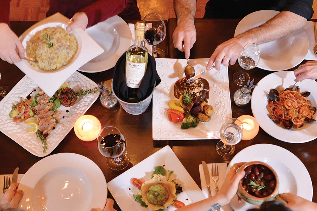 Sample fantastic eats crafted from northern Italian family recipes. Credit: Il Covo