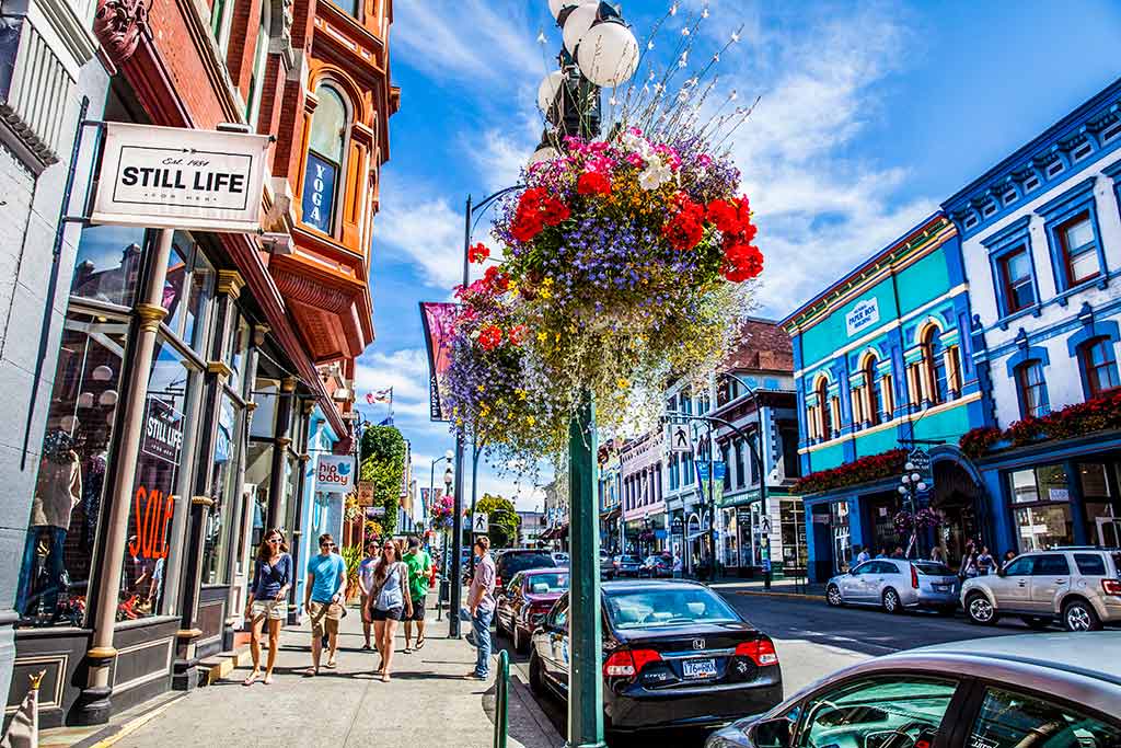 Score sweet finds and stumble upon hidden gem communities as you shop the streets of Victoria. Credit: Destination Greater Victoria