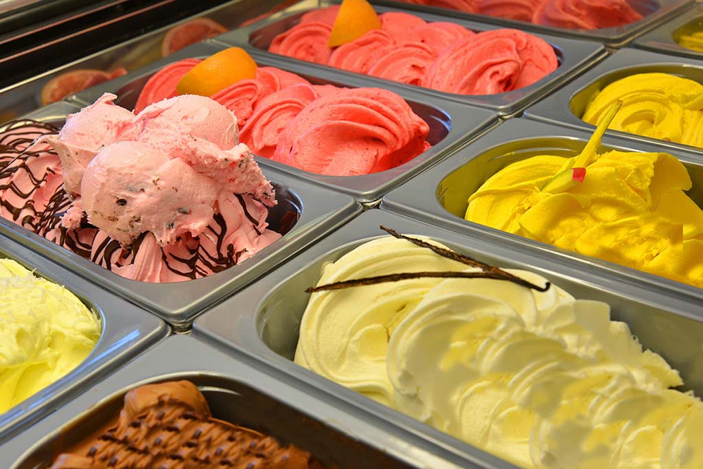Beat the heat with a scoop of delicious sorbeto or gelato. Credit: The Butchart Gardens