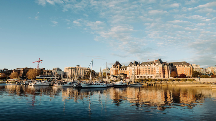 best way to travel to Victoria while saving on the ferry and hotel