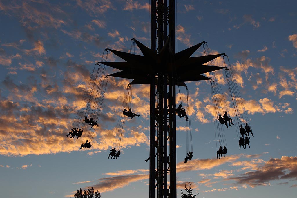 Enjoy all the childhood nostalgia you can imagine (with a side of beer!) at Playland's Adult-Only Nights! Credit: Flickr user Danna Curious Tangles