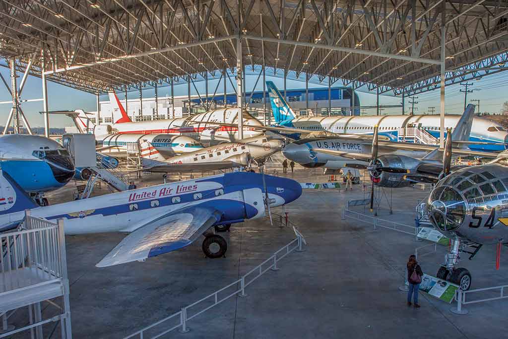 Check out the plane Presidents Kennedy, Johnson and Nixon used and more inside at the Museum of Flight's air park. Credit: Museum of Flight