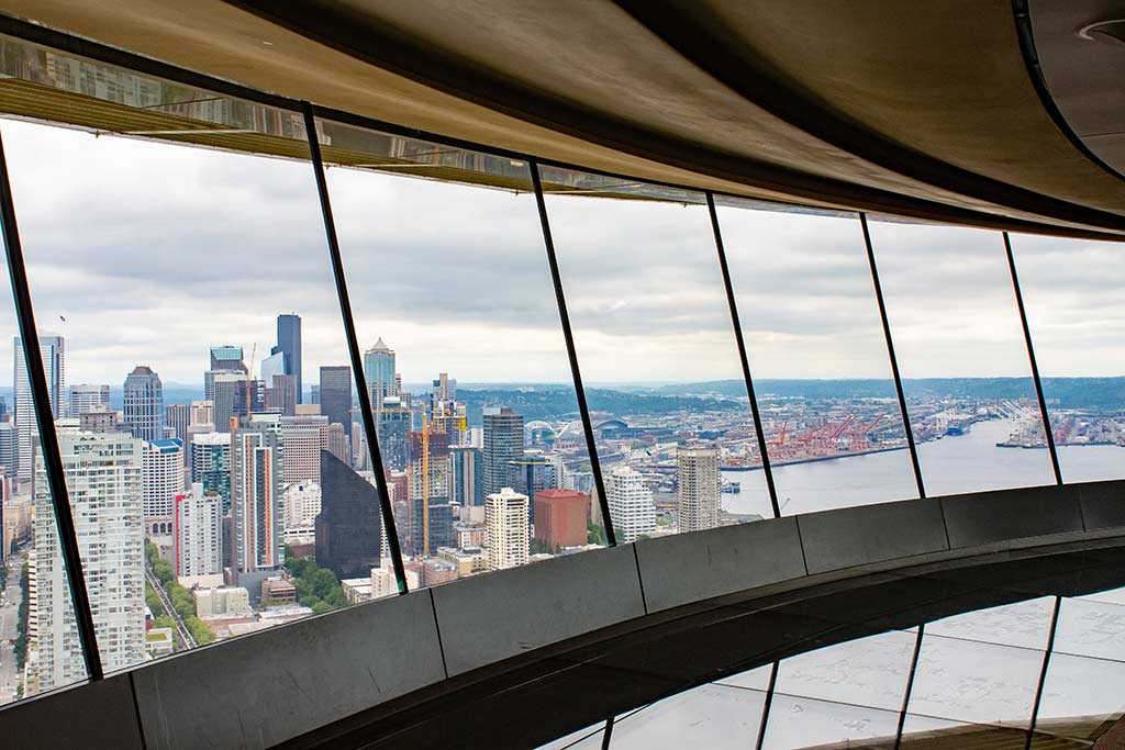 Get a bird’s-eye view of the Emerald City from the 520-foot level. Credit: Wynand Van Poortvliet