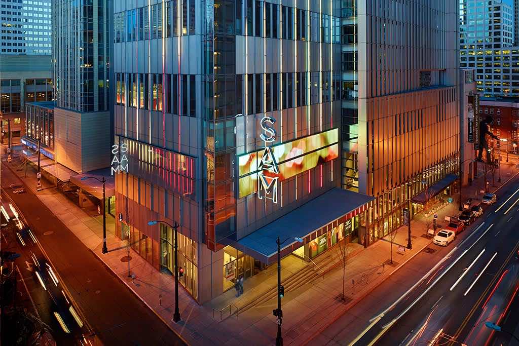 Don’t miss the Seattle Art Museum’s rotating collections of ancient and modern art from all corners of the world. Credit: Benjamin Benschneider
