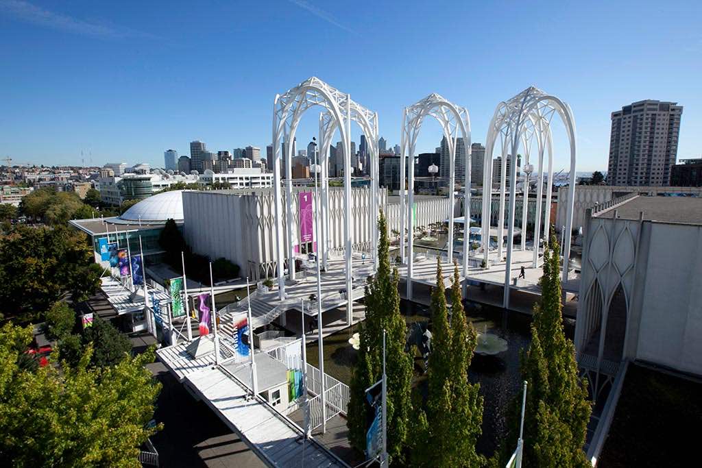 Located near the base of the Space Needle, the Pacific Science Center offers up interactive exhibits the entire family is bound to enjoy! Credit: Courtesy of Pacific Science Center