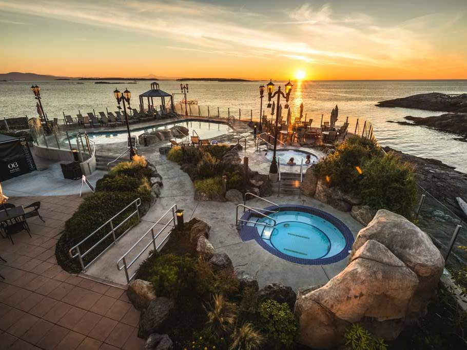 With stunning views of the sea, the Oak Bay Beach Hotel is a tranquil oasis just outside downtown Victoria. Credit: Oak Bay Beach Resort