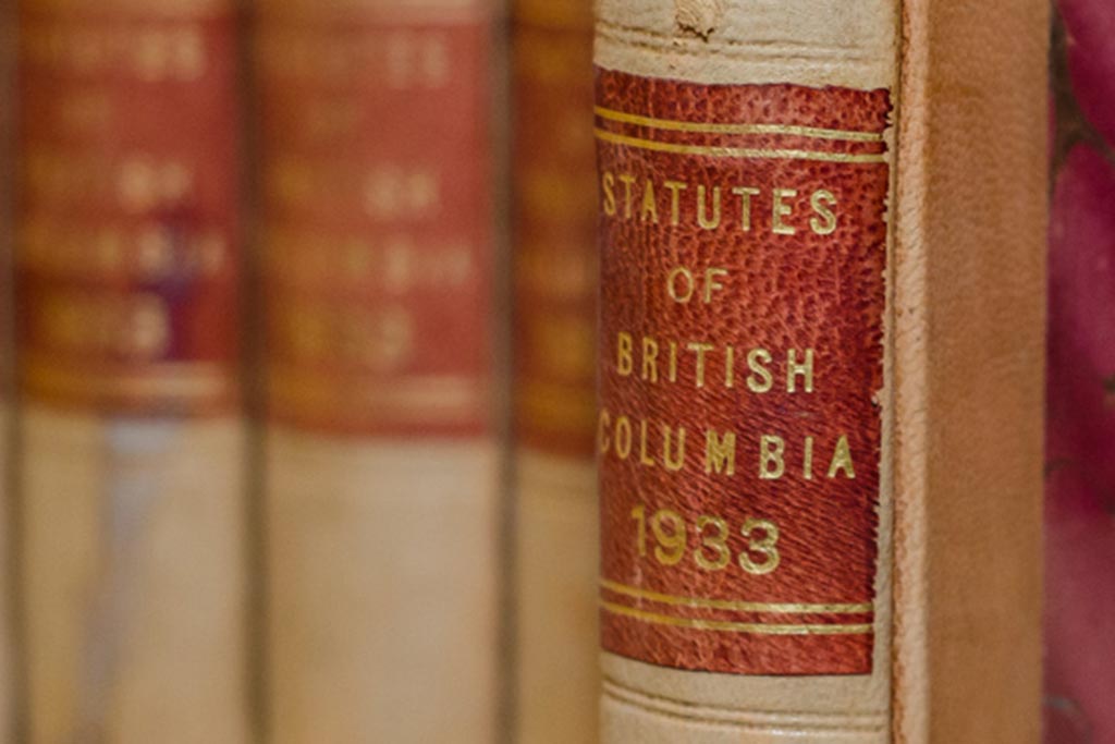 Brush up on your BC history and legislature inside the Parliamentary Library. Credit: The Legislative Assembly of British Columbia