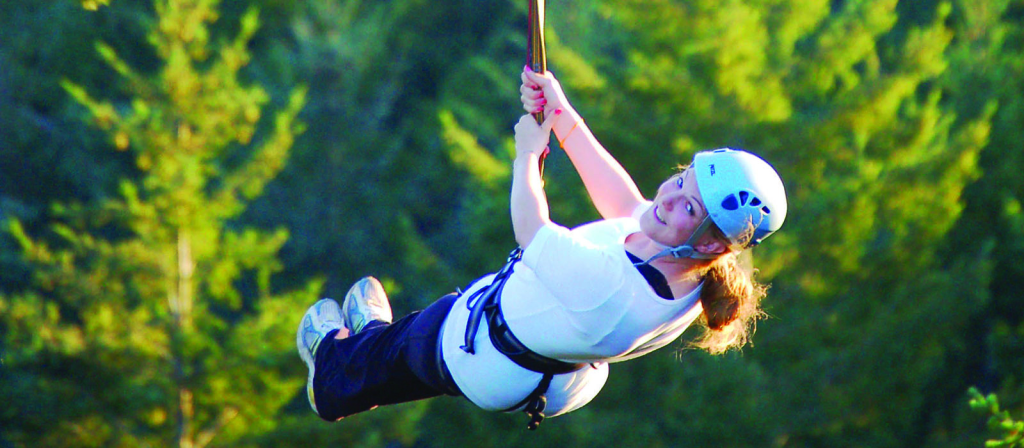 See nature from new heights as you zip through Sooke's rainforests. Photo Courtesy of AdrenaLINE Zipline Adventure Tours