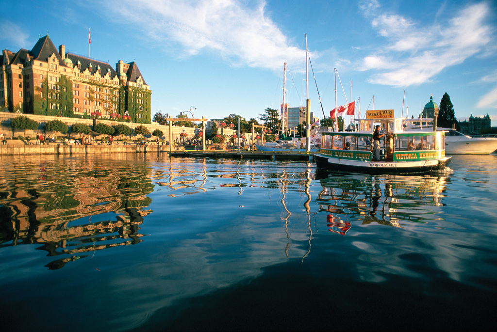 Featuring turn of the century architecture, The Empress is the cornerstone of Victoria's Inner Harbour.