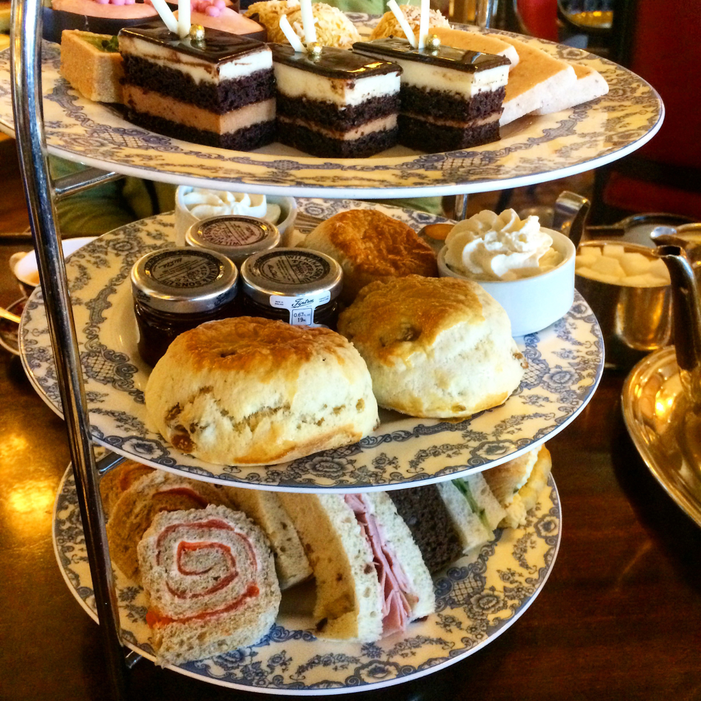 Tasty treats piled high at afternoon tea. Photo Courtesy of the Fairmont Empress