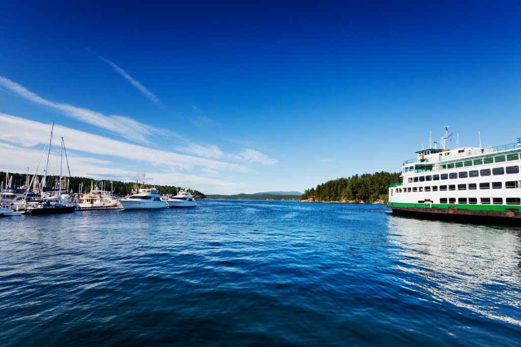 A sun-soaked day in Friday Harbor. Photo: Jo Ann Snover / Shutterstock.com