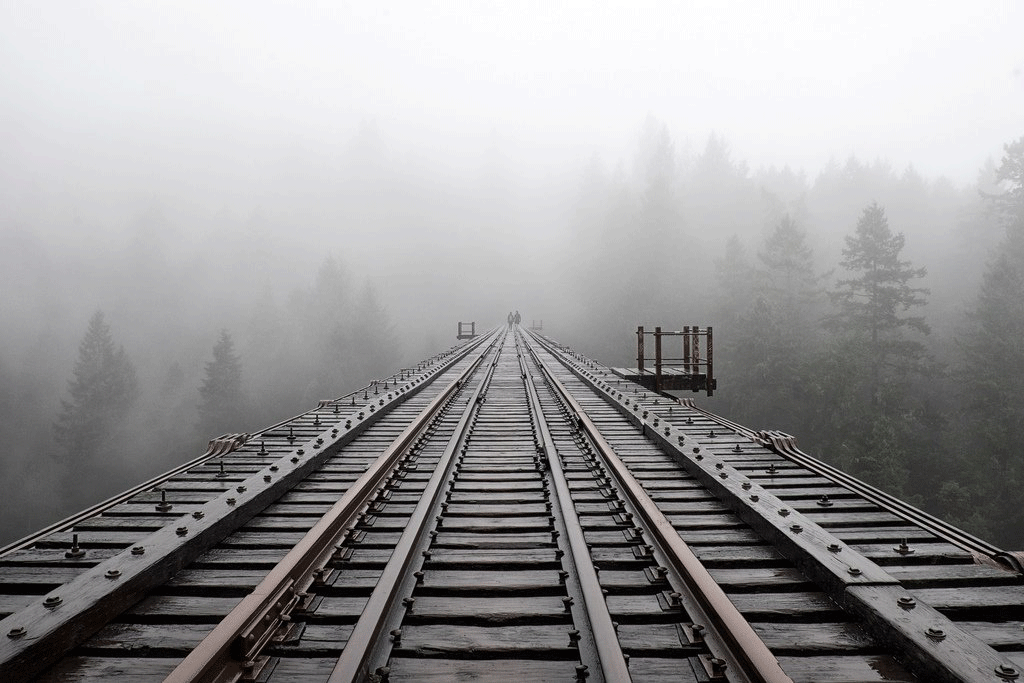 Be cautious when walking along the bridge as there are no rails or safety sidings. Photo: Timothy Neesam