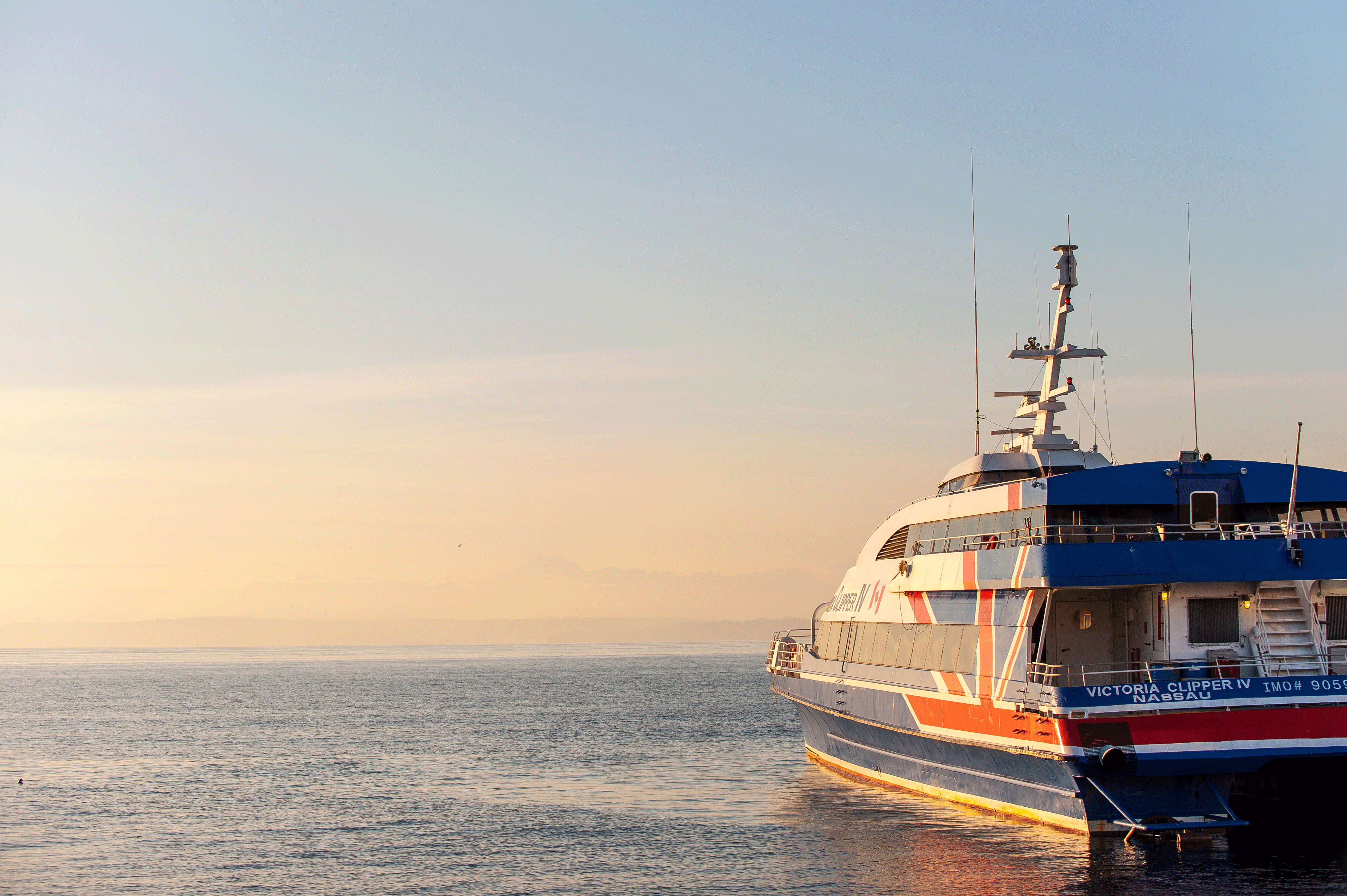 The Victoria Clipper provides the perfect place to reflect on your journey and soak in stunning views.