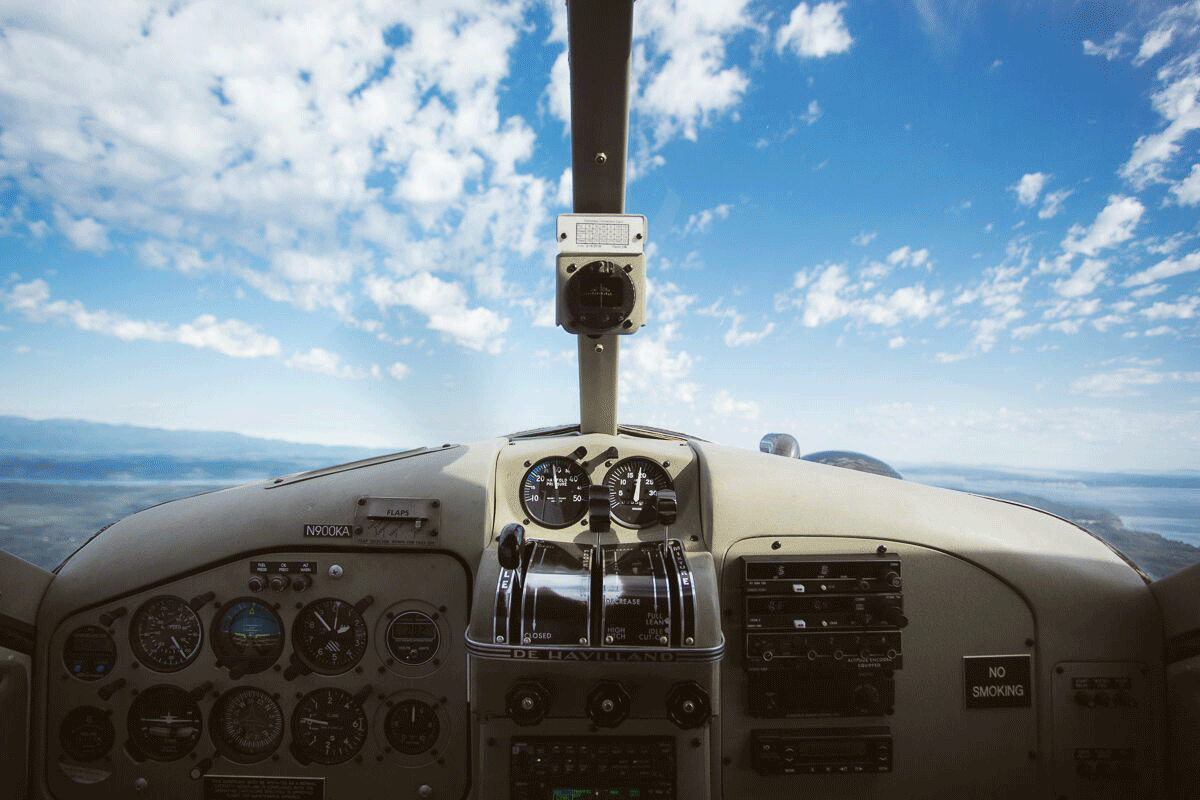Sneak into the co-pilot's seat for incredible views. Photo: Lucas Anderson