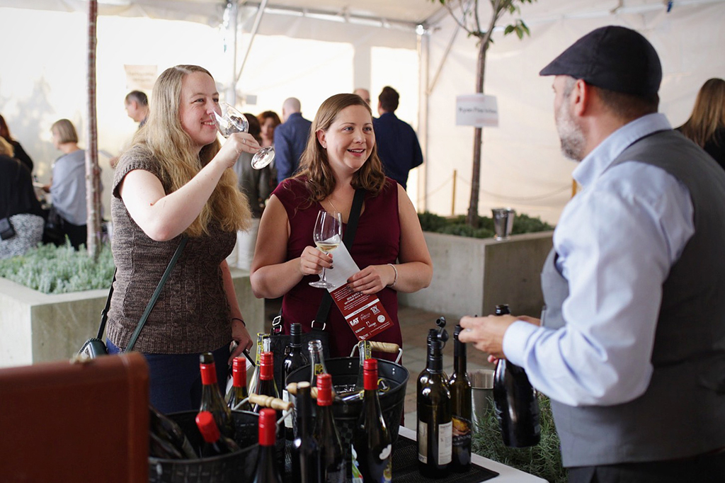 Wandering sommeliers and wine principals will teach you everything you wanted to know about wine. Photo: Victoria Wine Festival