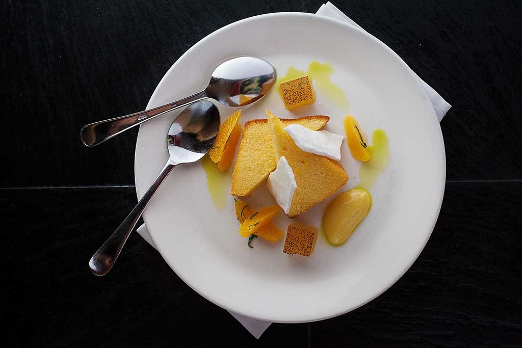 Each French country–inspired dish is prepared with locally sourced ingredients. Photo: Peter Bagi