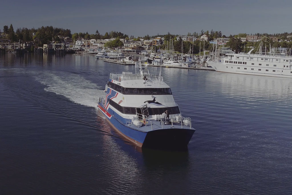 Kick back and relax on a scenic cruise back to Seattle on the San Juan Clipper.