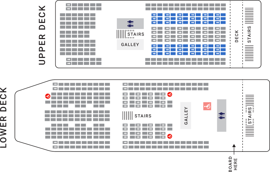 Vista Standard seating chart