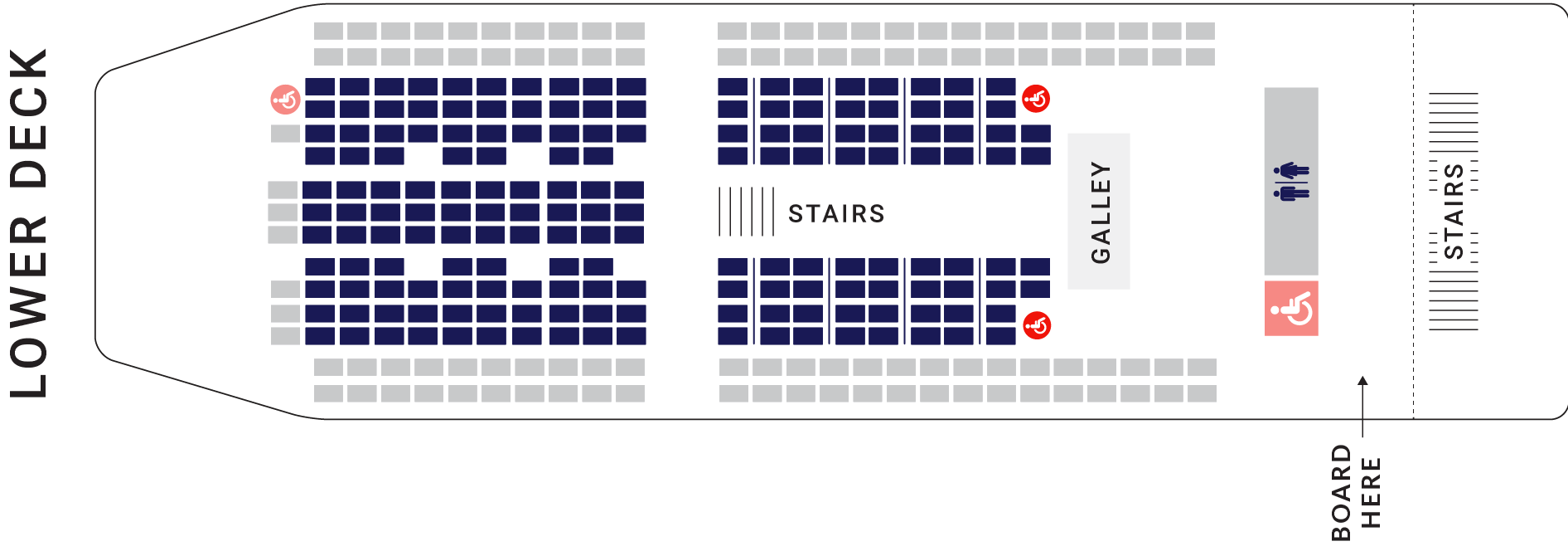 Economy Class Boat Map