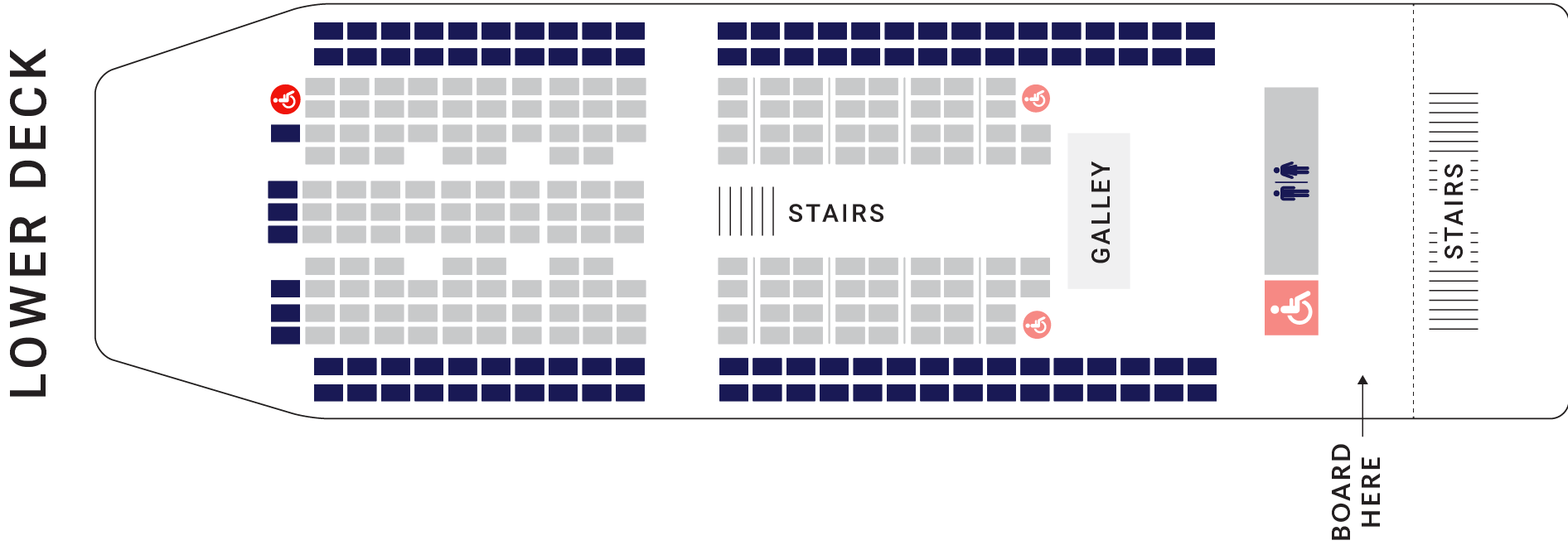 Economy Panoramic Class Boat Map