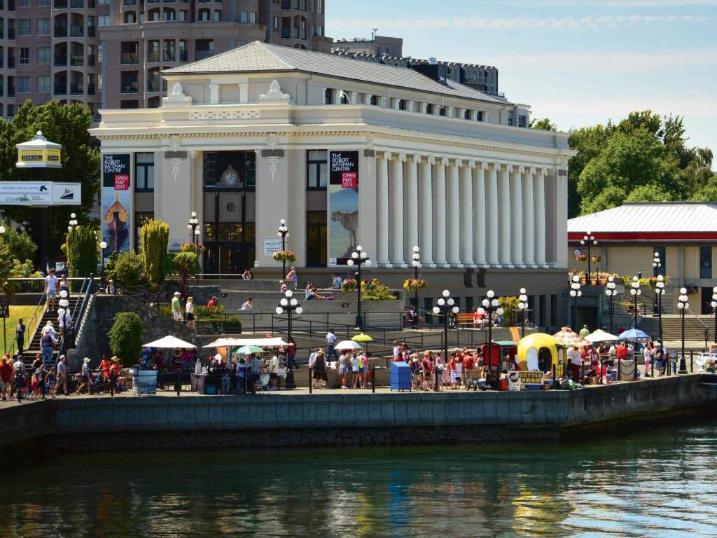 The Robert Bateman Centre sits on edge of Victoria's Inner Harbour.