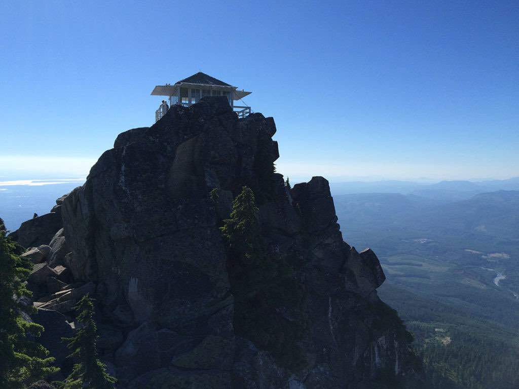 Fabulous views stretch out for miles from the top of Mt. Pilchuck.