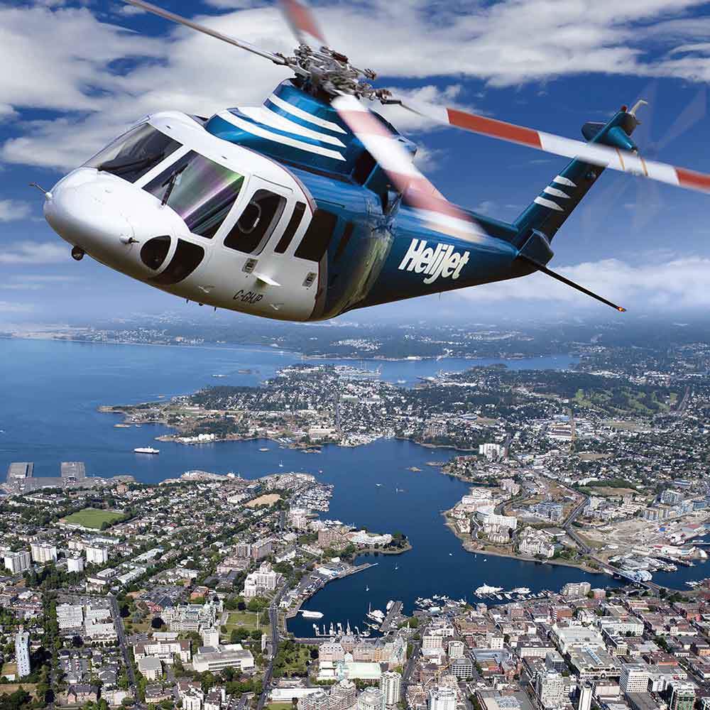 Scenic Helijet Helicopter Flights Between Victoria BC & Vancouver BC