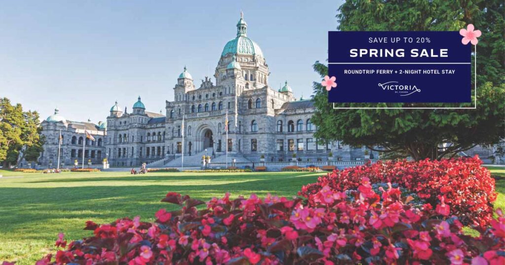 Seattle to Victoria Spring Sale