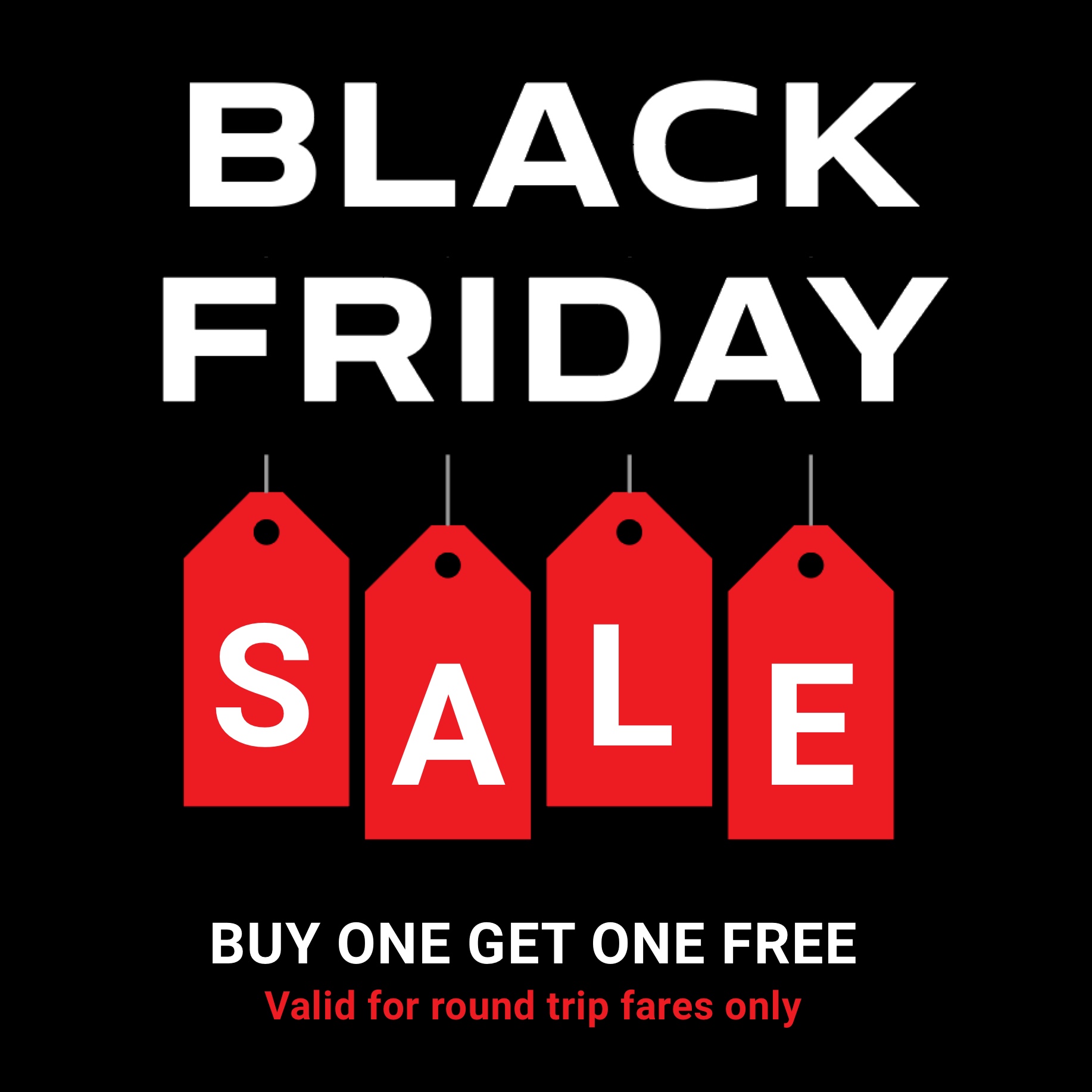Black Friday Sale: Buy One Get One Free