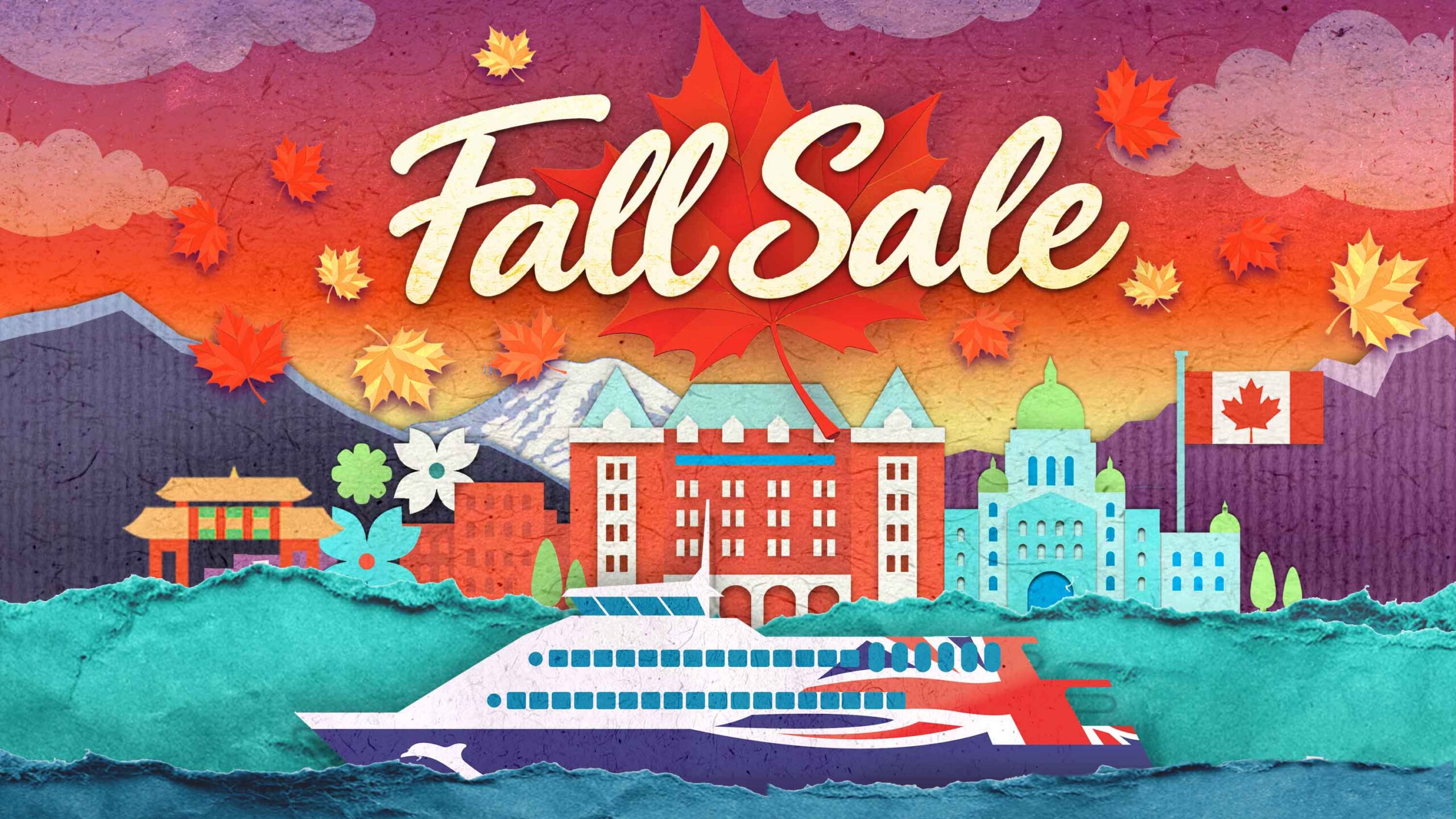 Seattle to Victoria Fall Sale
