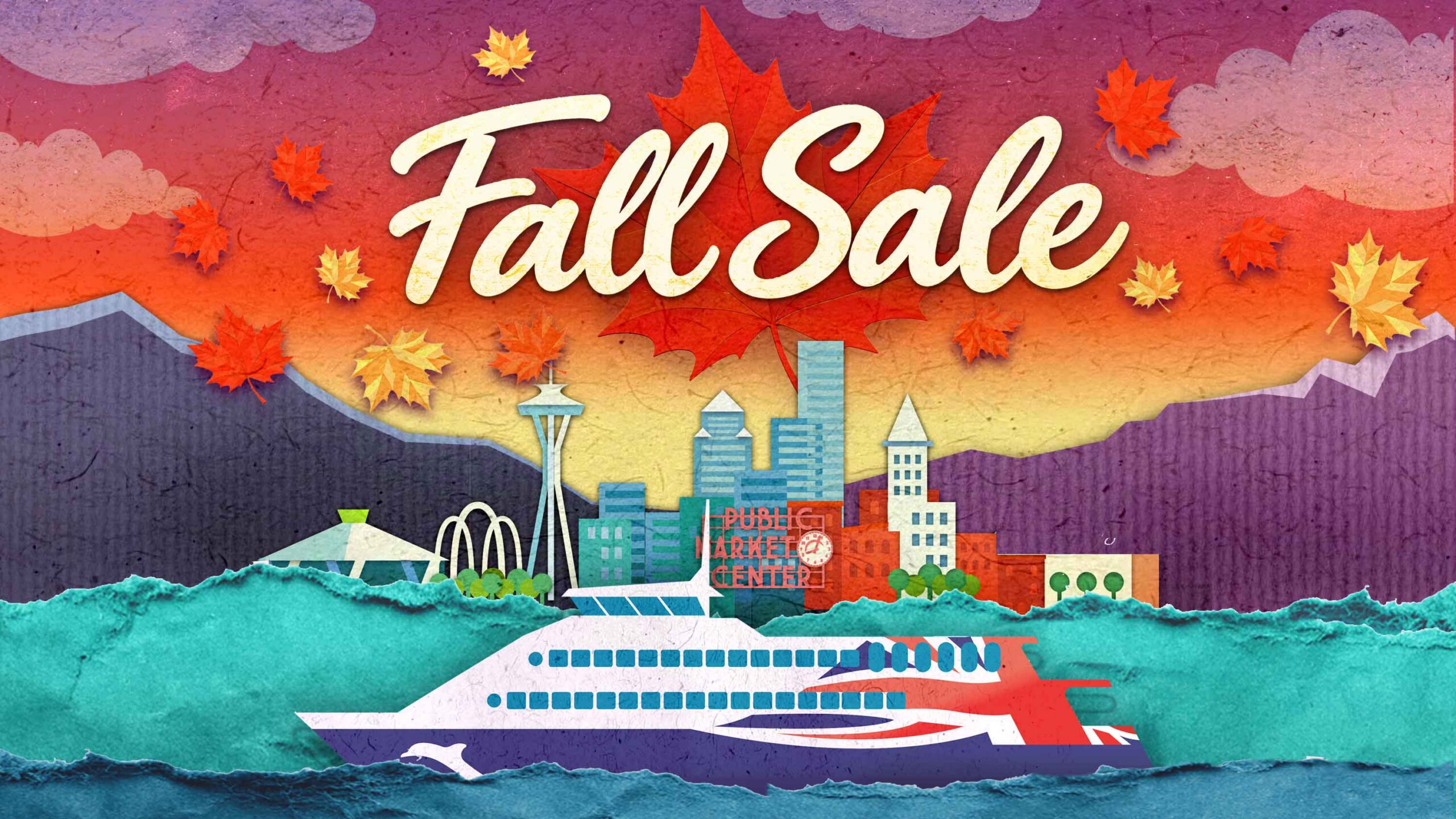 Victoria to Seattle Fall Sale